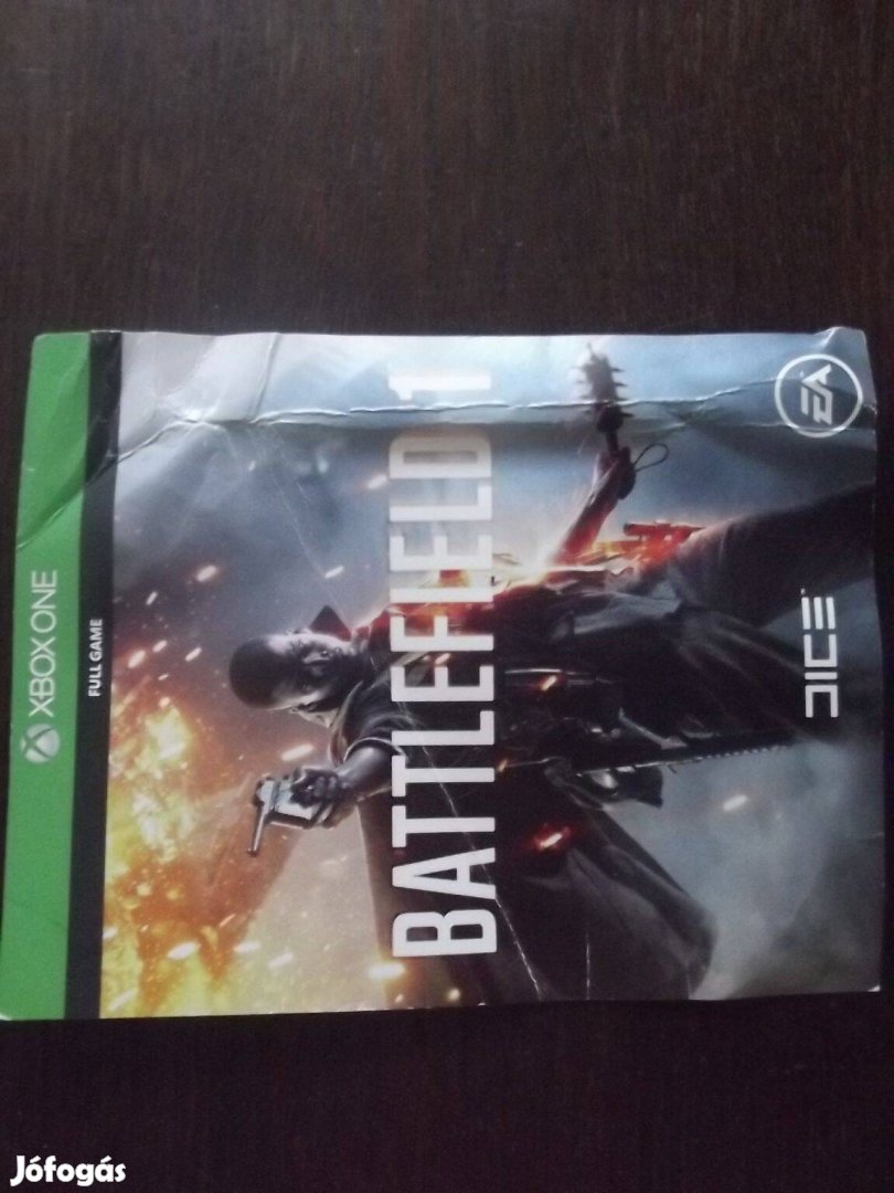 Xo-178 Xbox One Eredeti Játék : Battlefield 1 Letöltőkód Új Termék