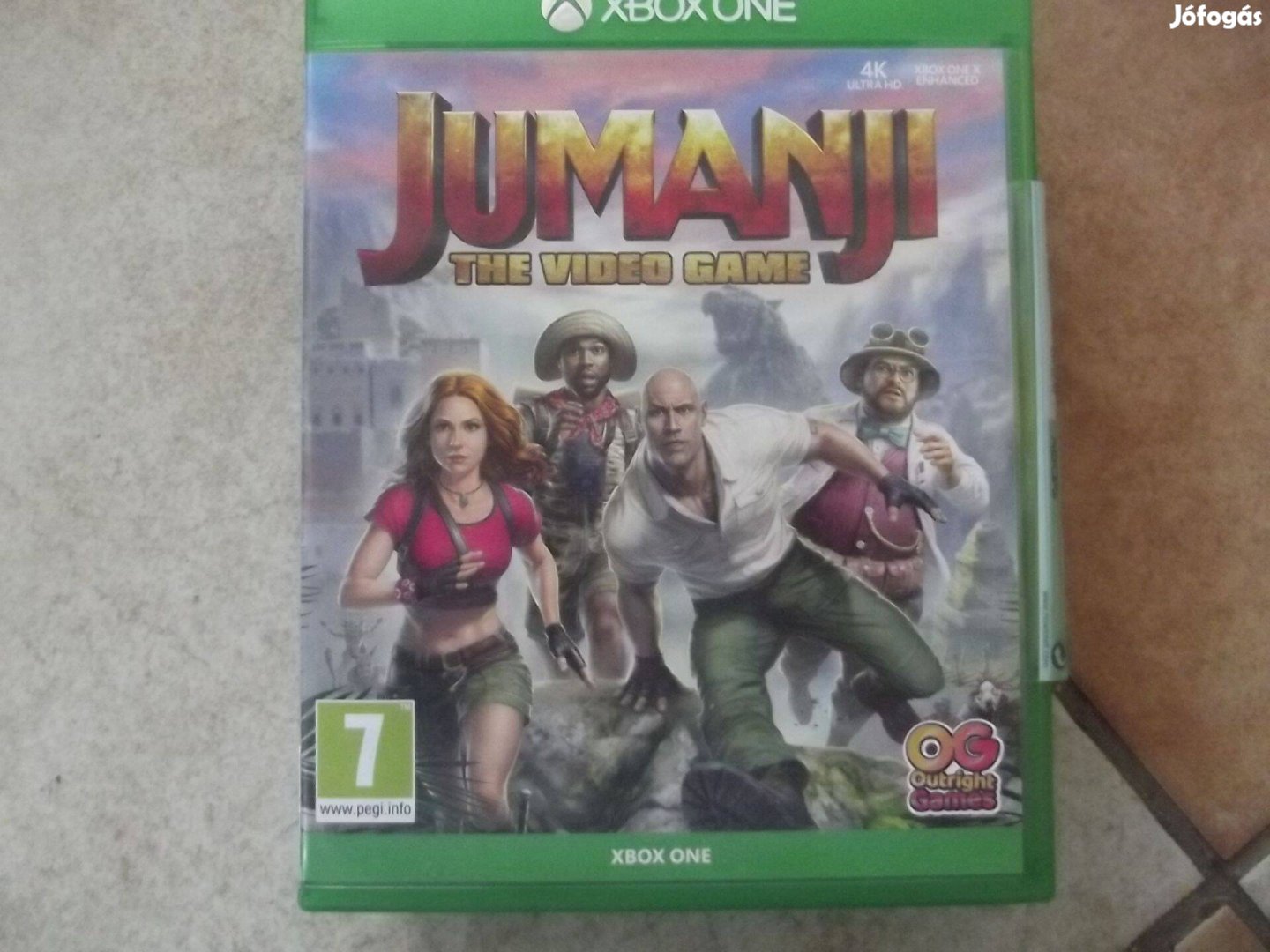 Xo-186 Xbox One Eredeti Játék : Jumanji The Videogame ( karcmentes)