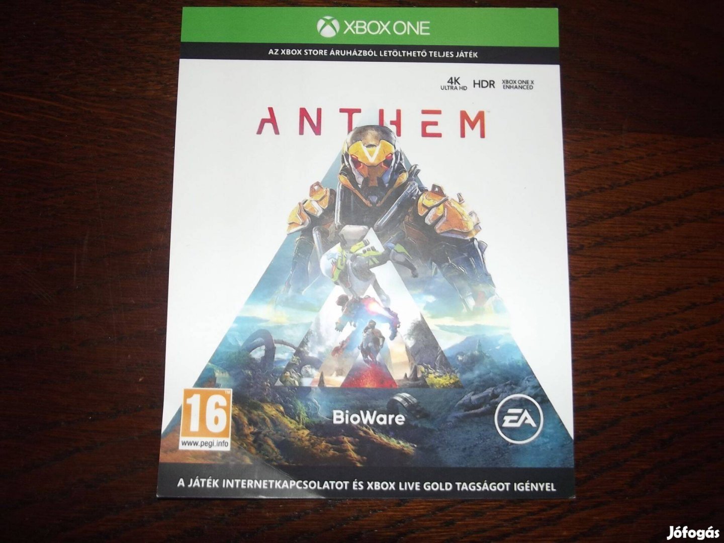 Xo-201 Xbox One Eredeti Játék : Anthem Letöltőkód Új Bontatlan