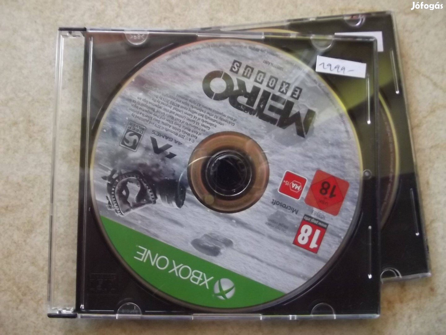 Xo-241 Xbox One Eredeti Játék : Metro Exodus ( karcos)