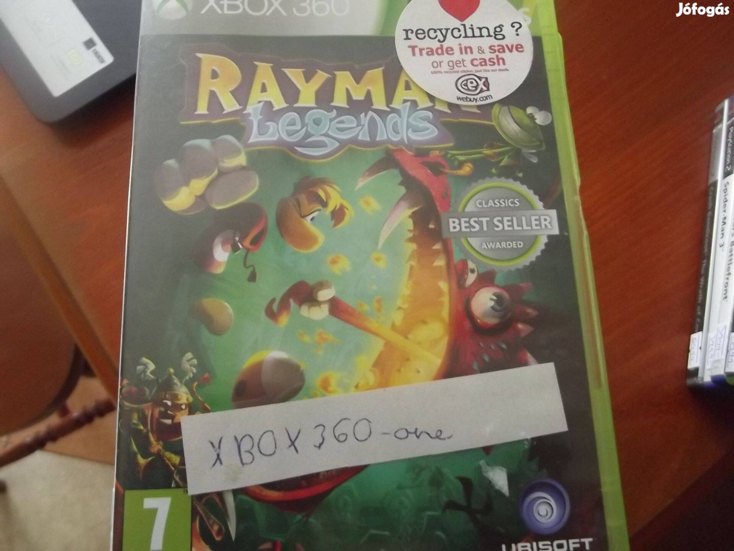 Xo-244 Xbox 360 - One Eredeti Játék : Rayman Legends ( xbox 360)