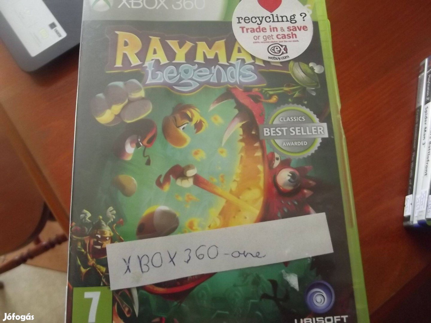 Xo-244 Xbox One-360 Eredeti Játék : Rayman Legends ( xbox 360)( karcme