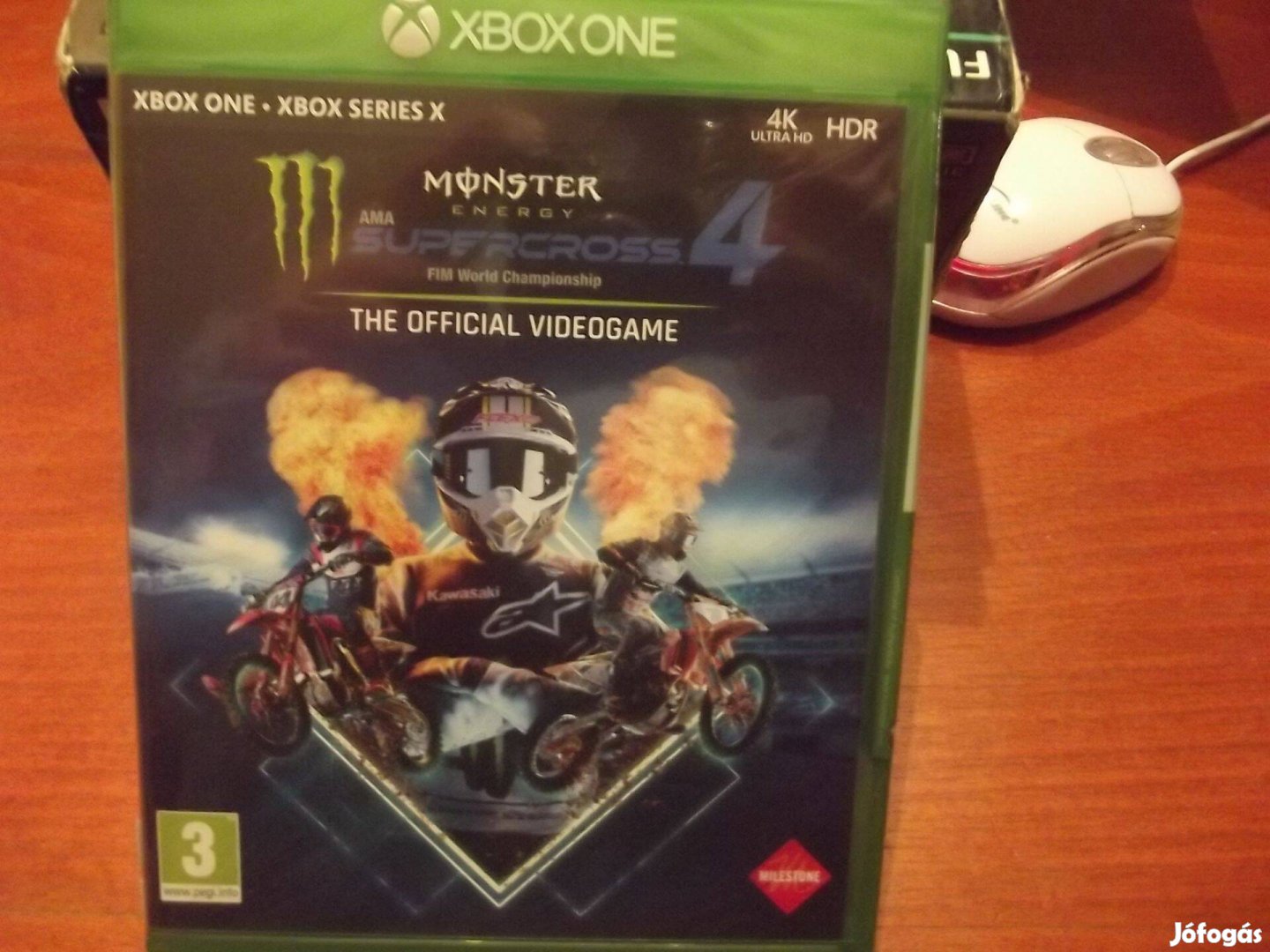 Xo-261 Xbox One Eredeti Játék : Monster Energy Supercross 4 Új