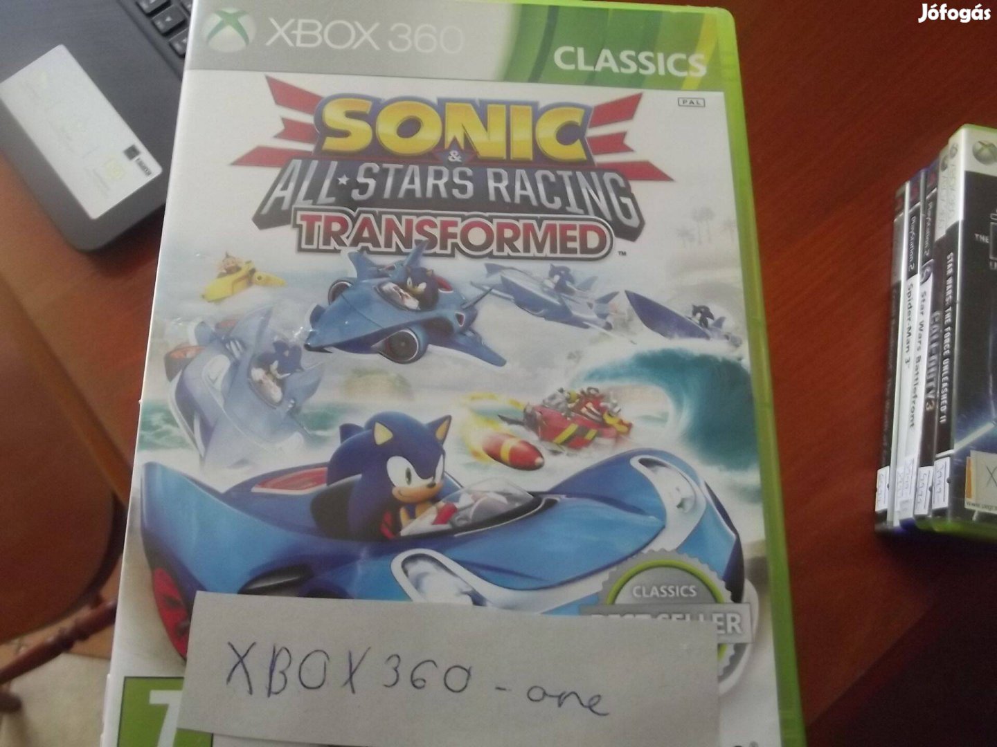 Xo-273 Xbox 360 - One Eredeti Játék : Sonic All Star Racing Transform
