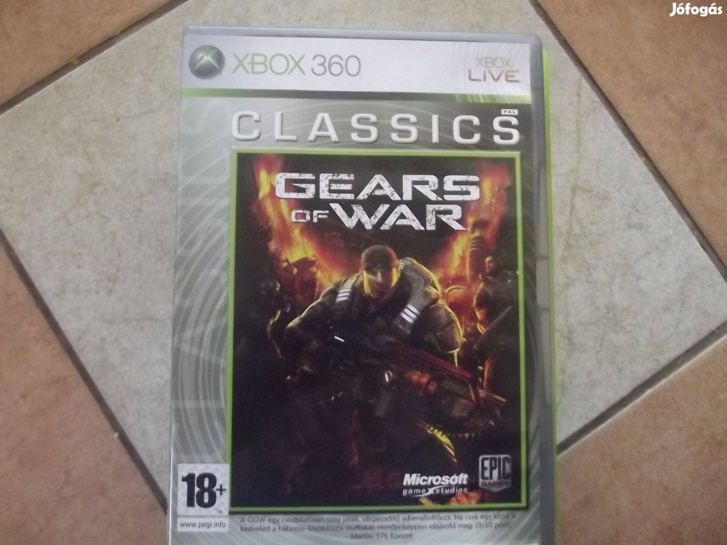 Xo-275 Xbox One-360 Eredeti Játék : Gears of War ( xbox 360 ) ( karcm