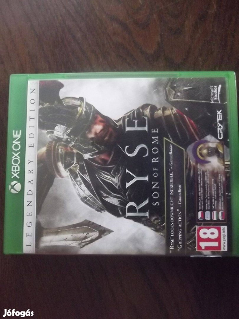 Xo-279 Xbox One Eredeti Játék : Ryse Son of Rome ( karcmentes)