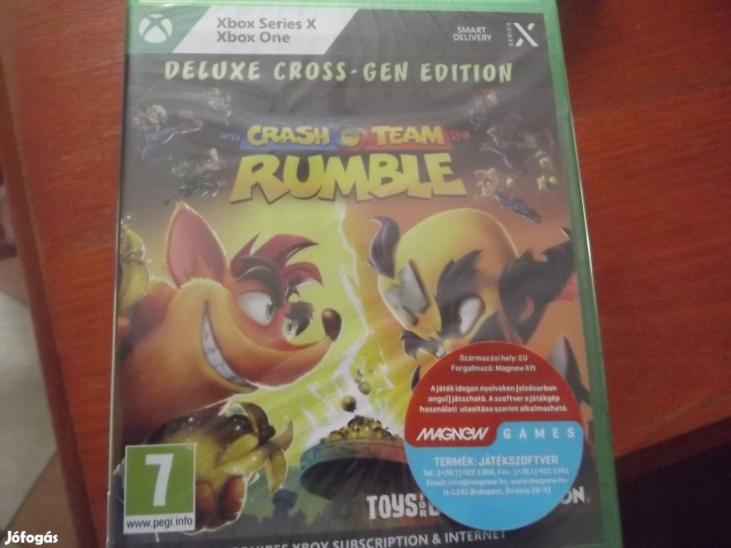 Xo-281 Xbox One Eredeti Játék : Crash Team Rumble Új Bontatlan
