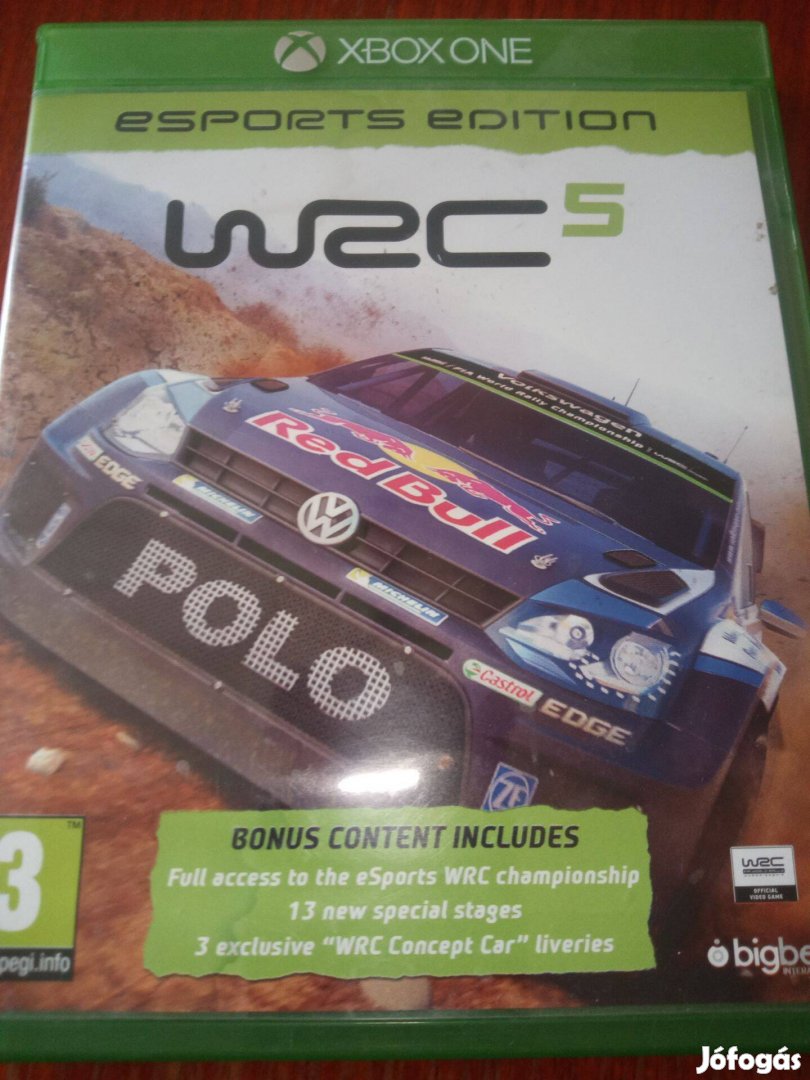 Xo-2 Xbox One Eredeti Játék : WRC 5 Esports Edition ( karcmentes)