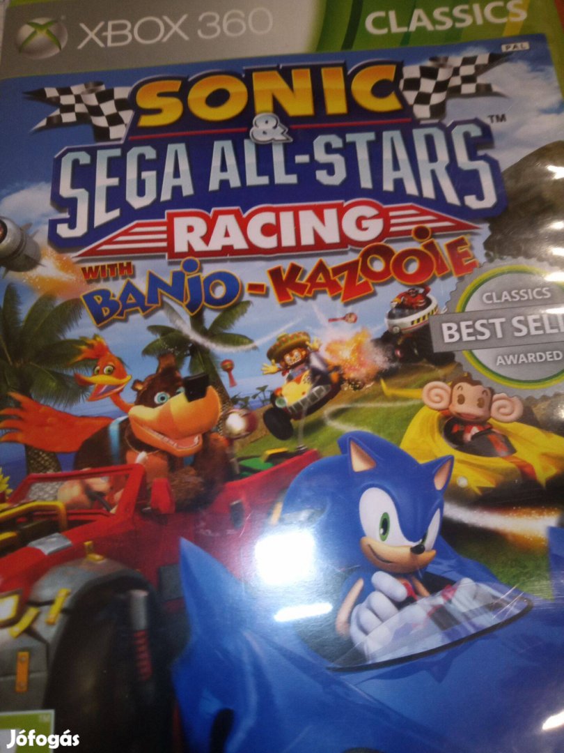 Xo-303 Xbox 360 - One Eredeti Játék : Sonic sega All stars Racing Ba