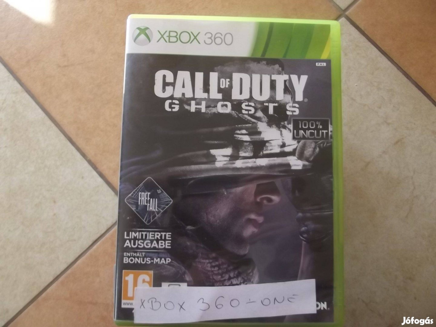 Xo-63 Xbox 360 - One Eredeti Játék : Call of Duty Ghost ( Xbox 360)