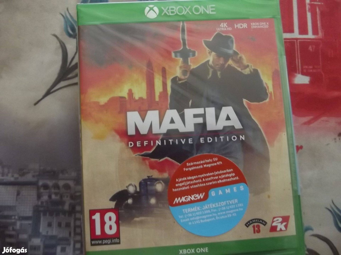 Xo-83 Xbox One Eredeti Játék : Mafia Definitive Edition Új Bontatla