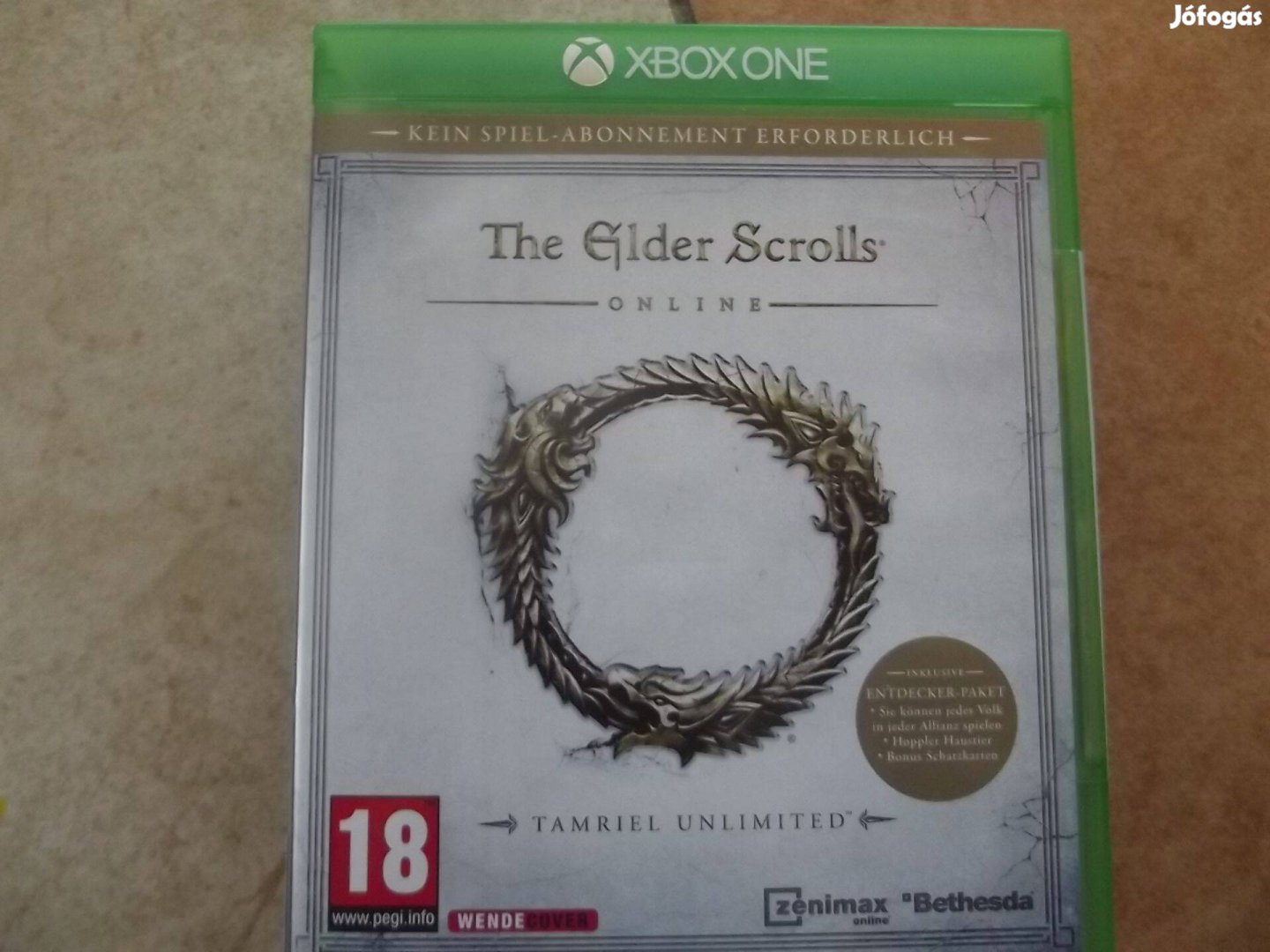 Xo-90 Xbox One eredeti Játék : The Elder Scrolls Online Tamriel