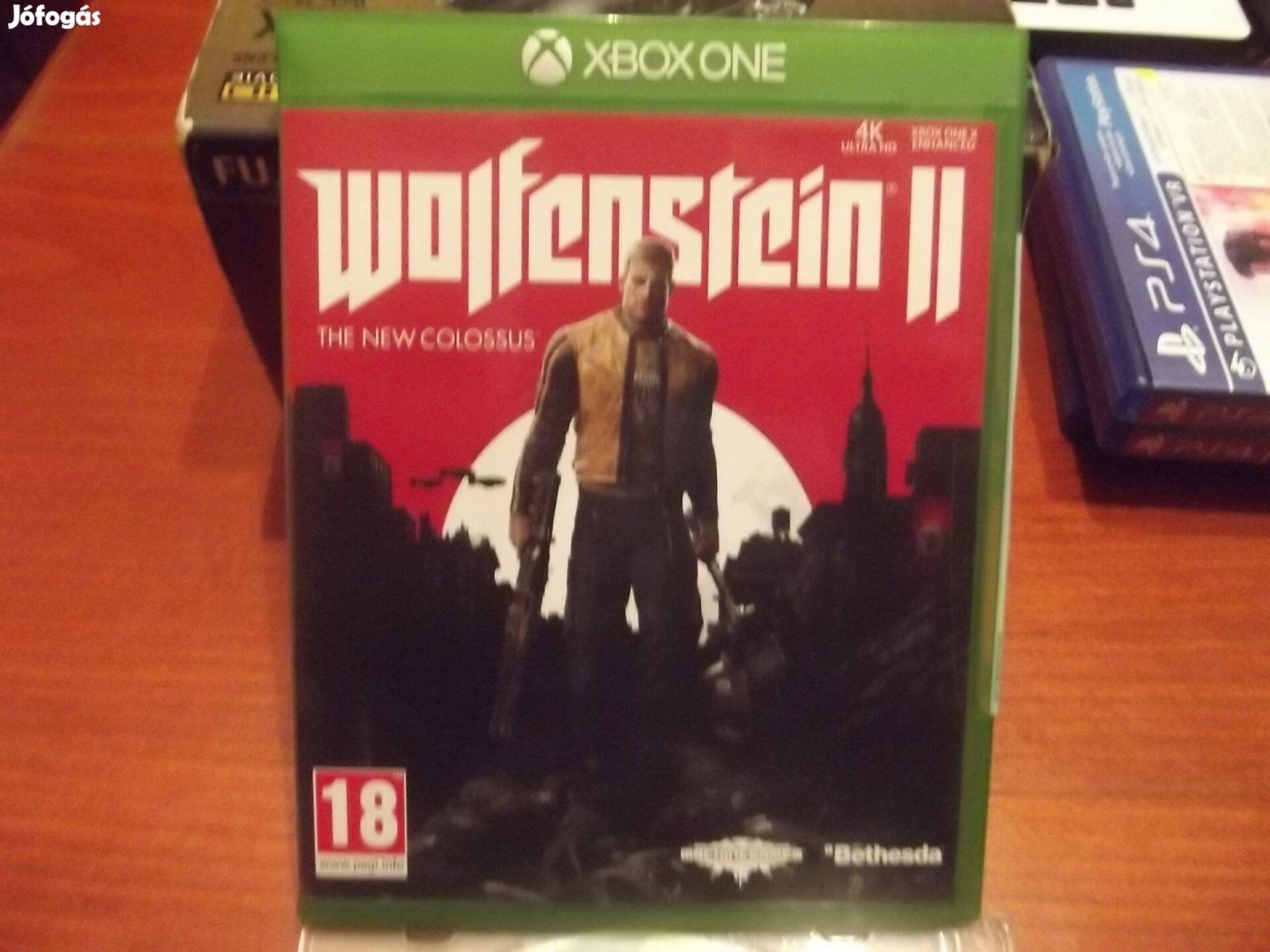 Xo-96 Xbox One Eredeti Játék : Wolfenstein 2 The New Colossus