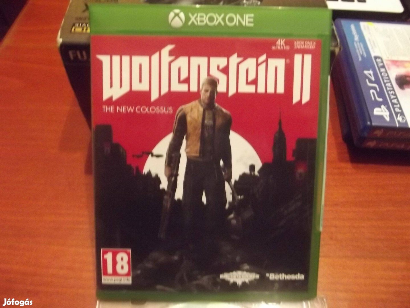 Xo-96 Xbox One Eredeti Játék : Wolfenstein 2 The New Colossus