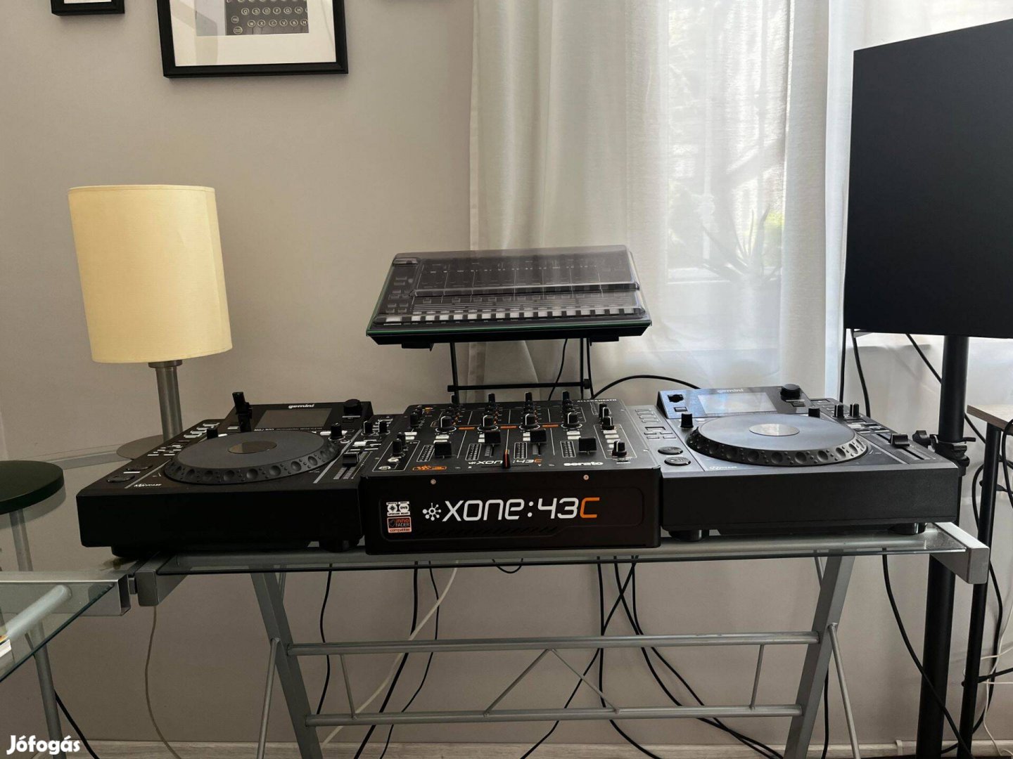 Xone 43C DJ Keverő+Gemini Mdj-900 DJ Lejátszók+Roland Tr-8 dobgép