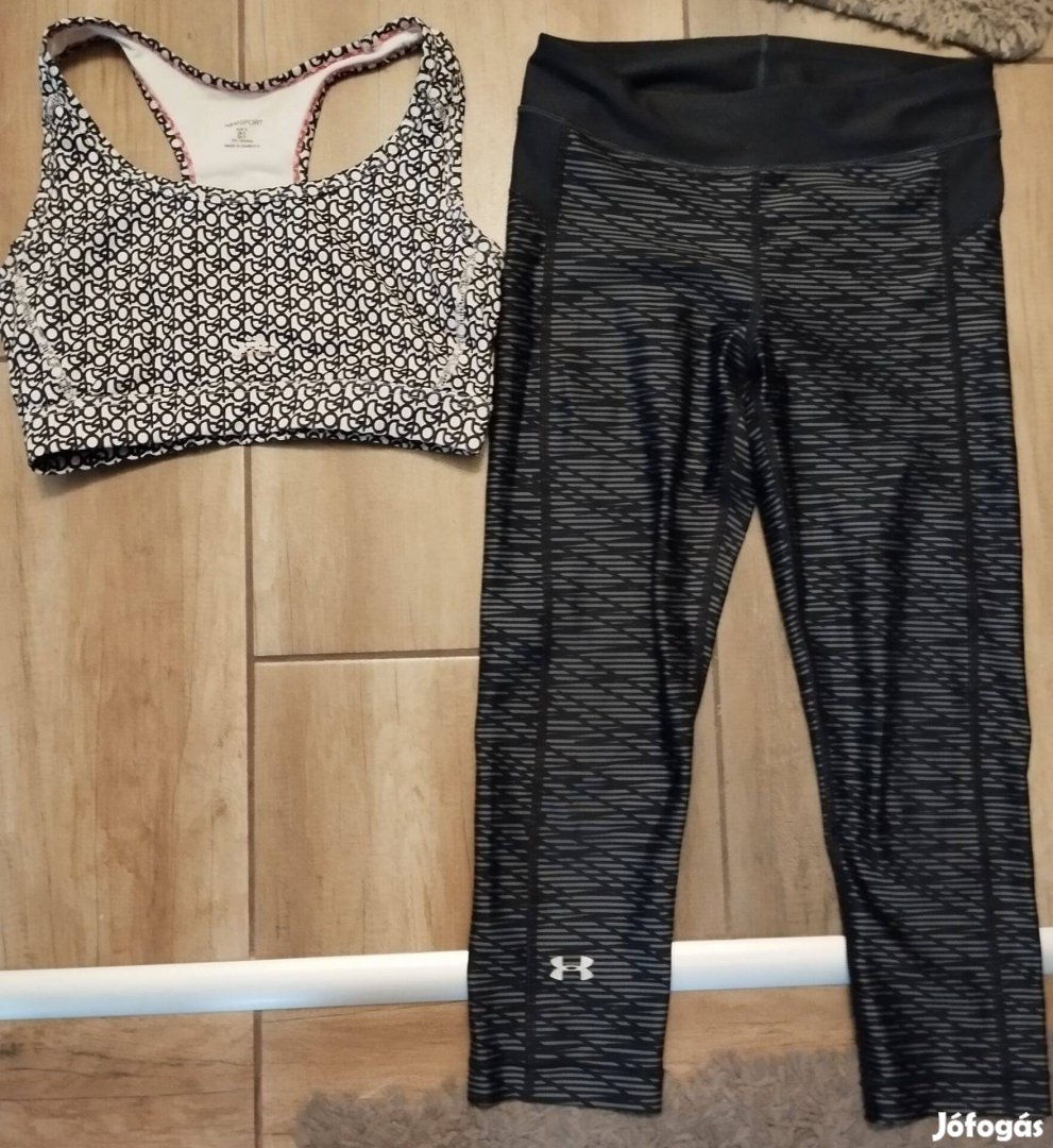 Xs-s edzős szett, Under armour nadrág+ H&M Sport melltartó