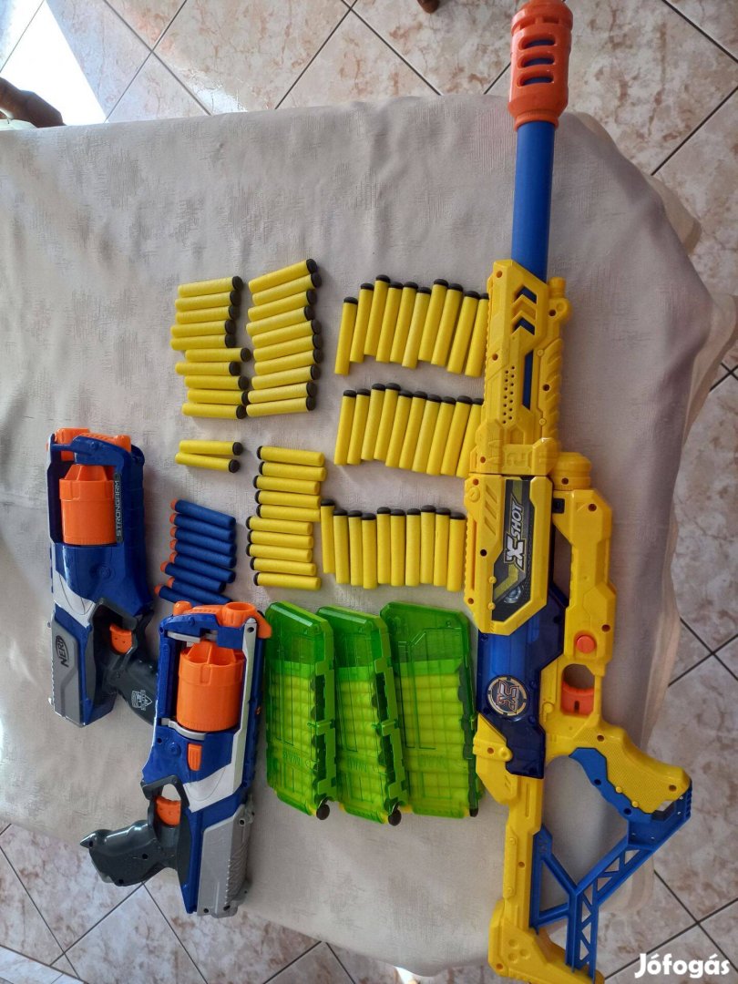 Xshot és Nerf Fegyverek