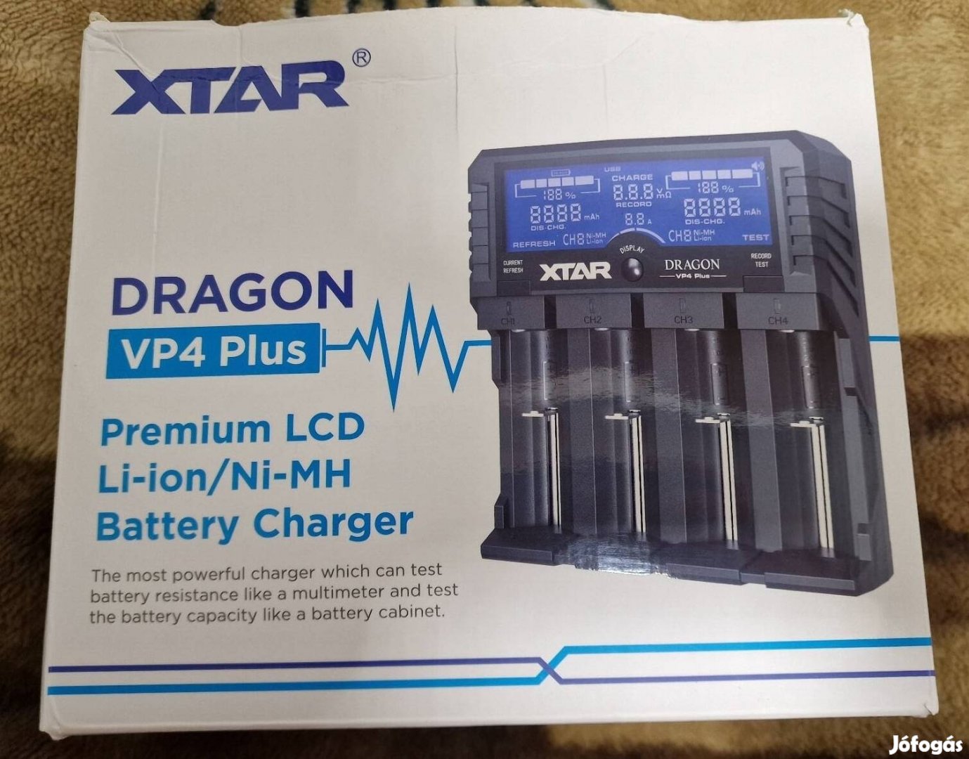 Xtar VP4 Plus négy öblös univerzális akkumulátor töltő 