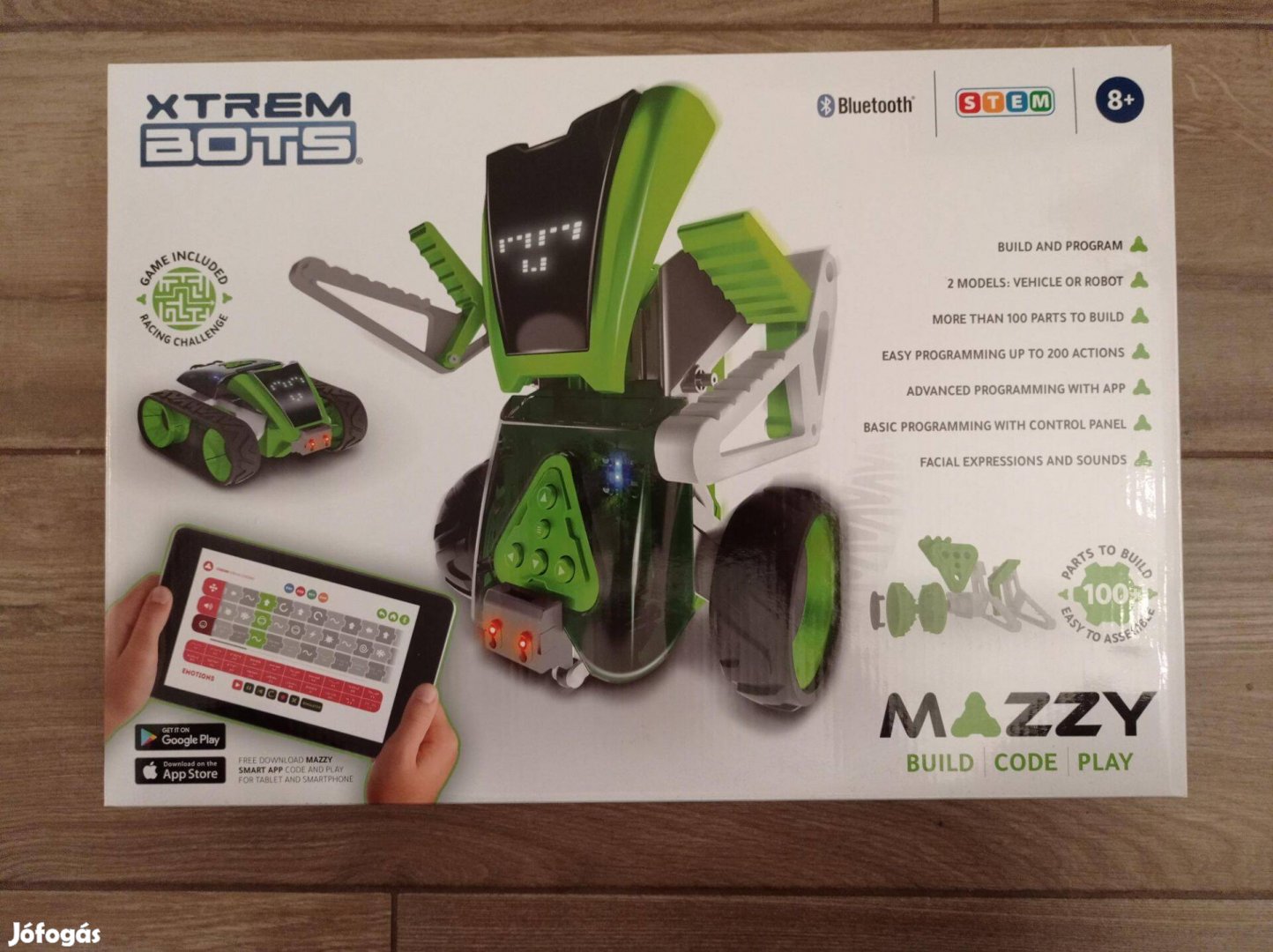 Xtrem bots Mazzy szerelhető robot 2in1