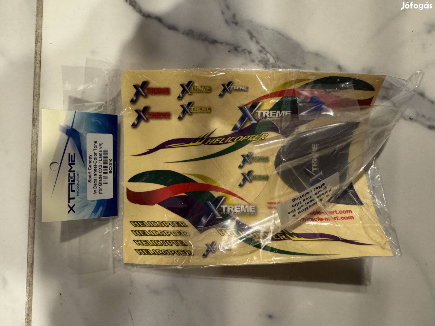 Xtreme Blade CX2, Lama V4 RC helikopter lexan canopy 2db