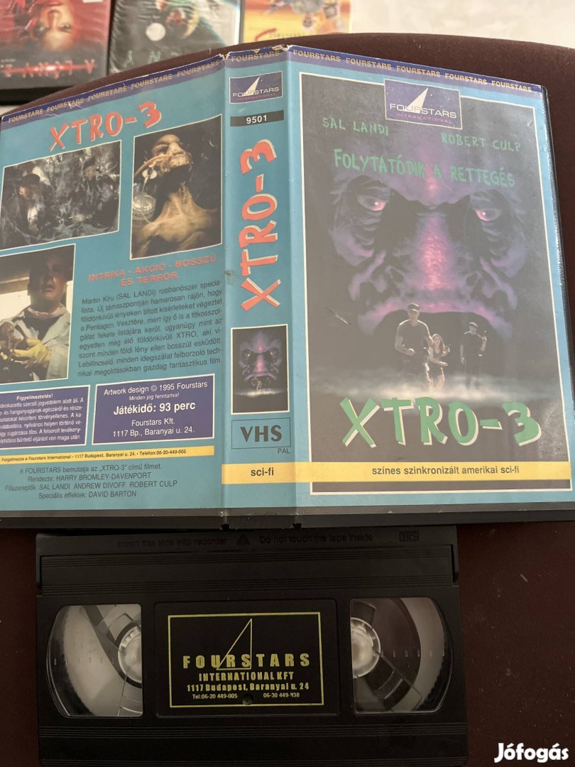 Xtro 3 scifi vhs nagytok.