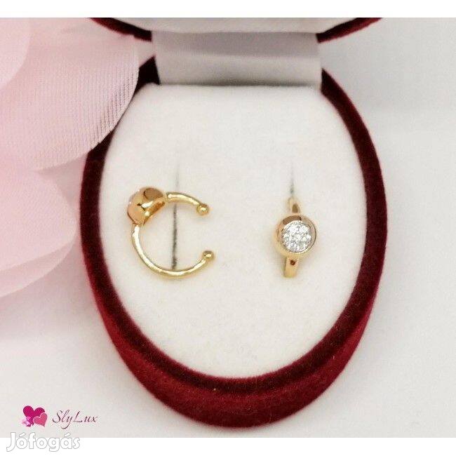 Xuping aranyozott antiallergén fülbevaló, 12 mm 1414