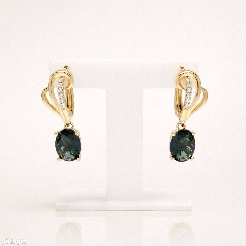 Xuping aranyozott antiallergén fülbevaló, 25 mm 1119