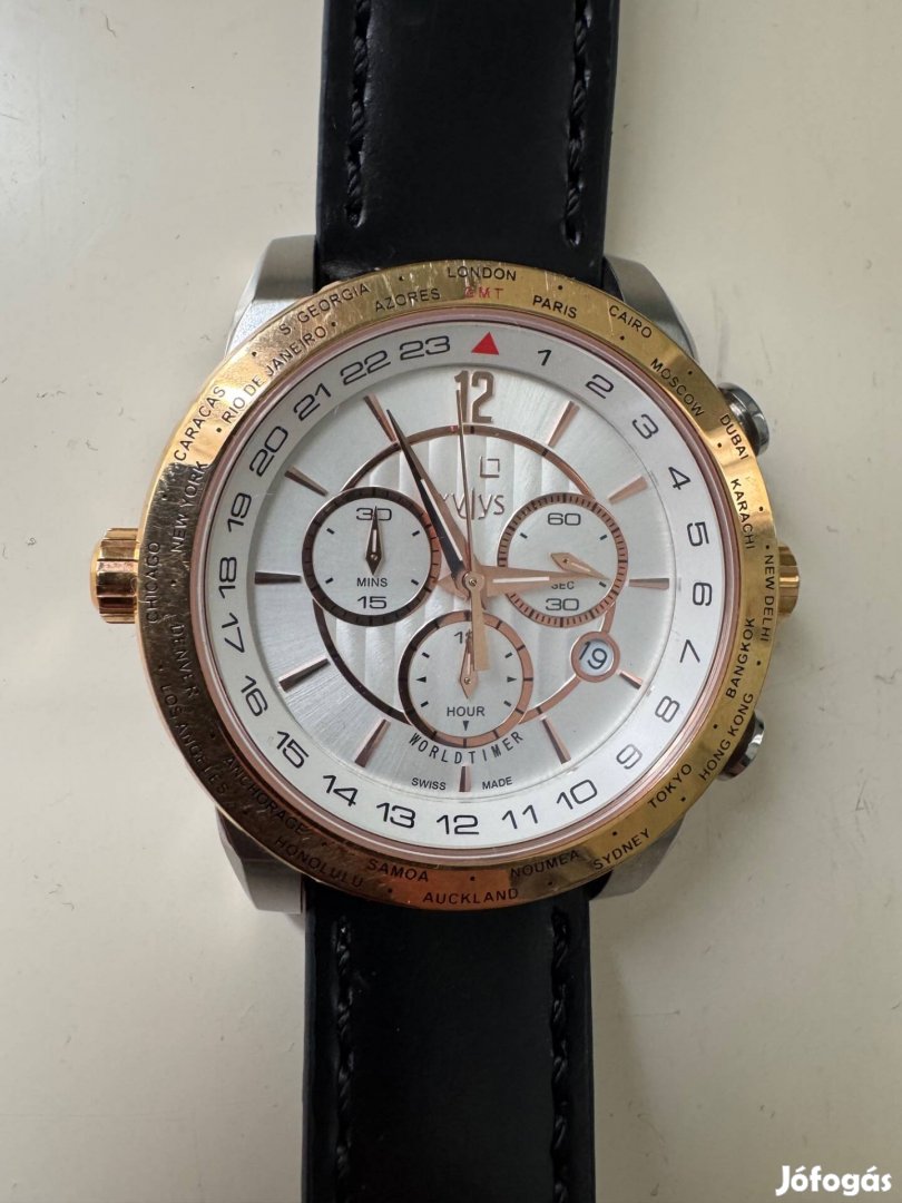 Xylys Worldtimer Swiss Chronograph Karóra