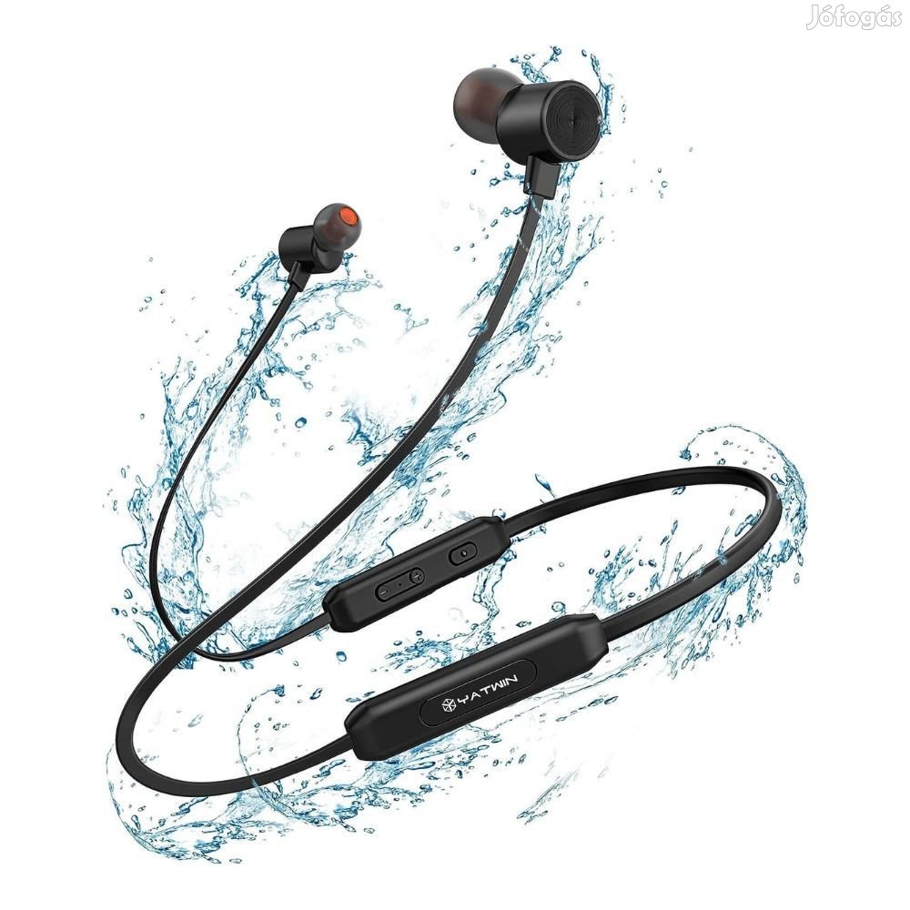 YATWIN Bluetooth In-Ear vezeték nélküli, nyakpántos sport fülhallgató