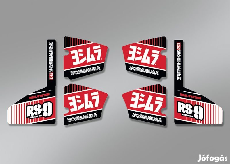YOSHIMURA Matrica Készlet RS9 Dual