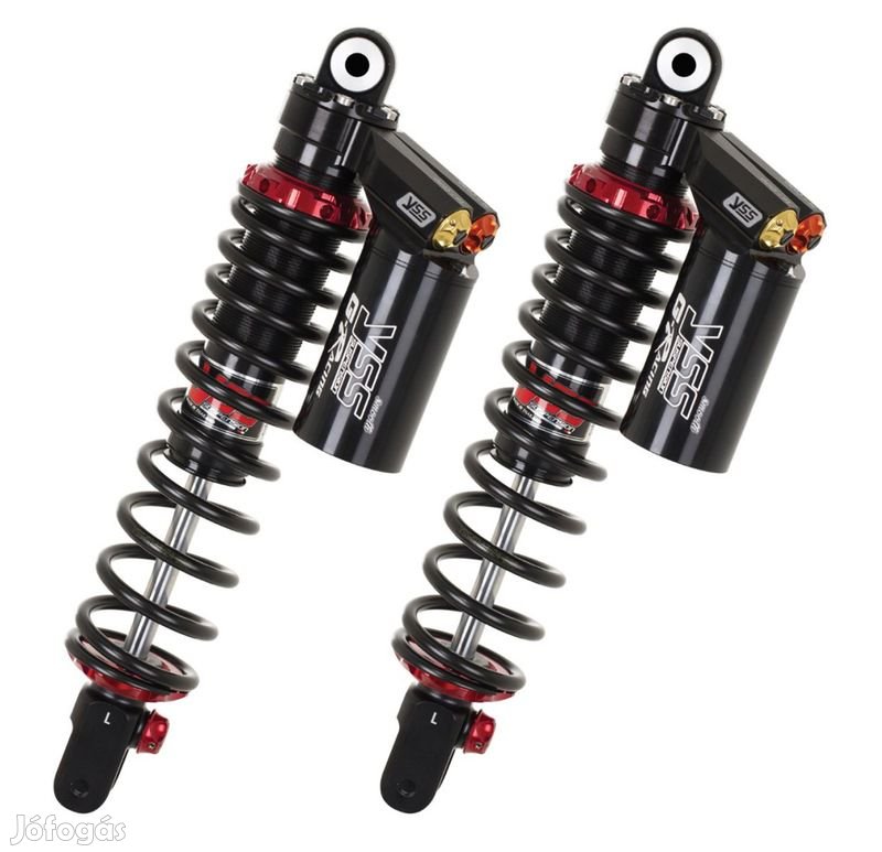 YSS hátsó iker lengéscsillapító külső tartállyal, gázos versenyzéshez