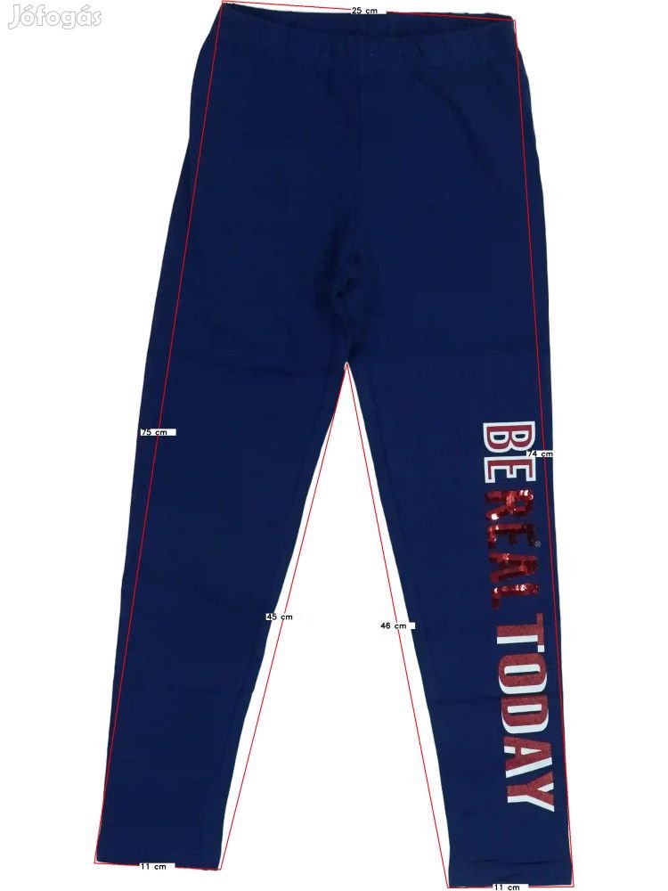 Y.F.K. Új (címkés) Lány Leggings (Méret: 140)