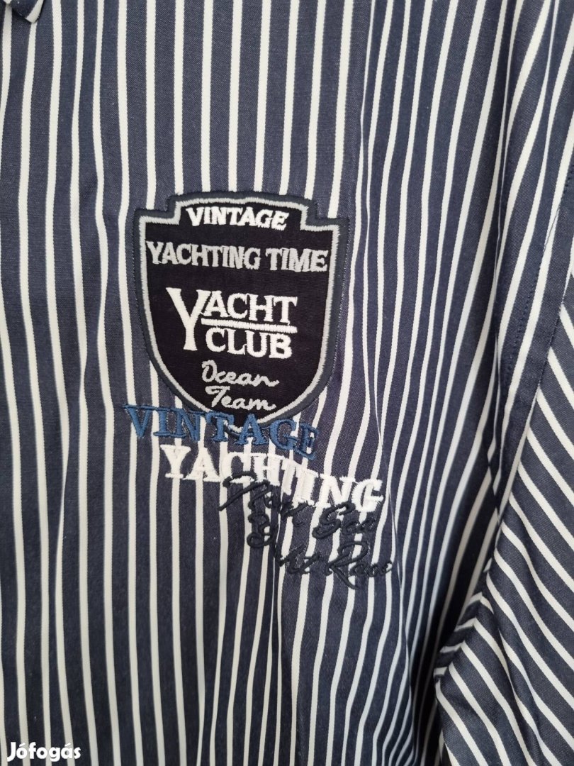 Yachting csikos hosszú újjú ing