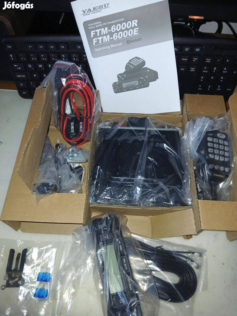 Yaesu FTM-6000 144/430MHz kétsávos mobil rádió+programozó szett
