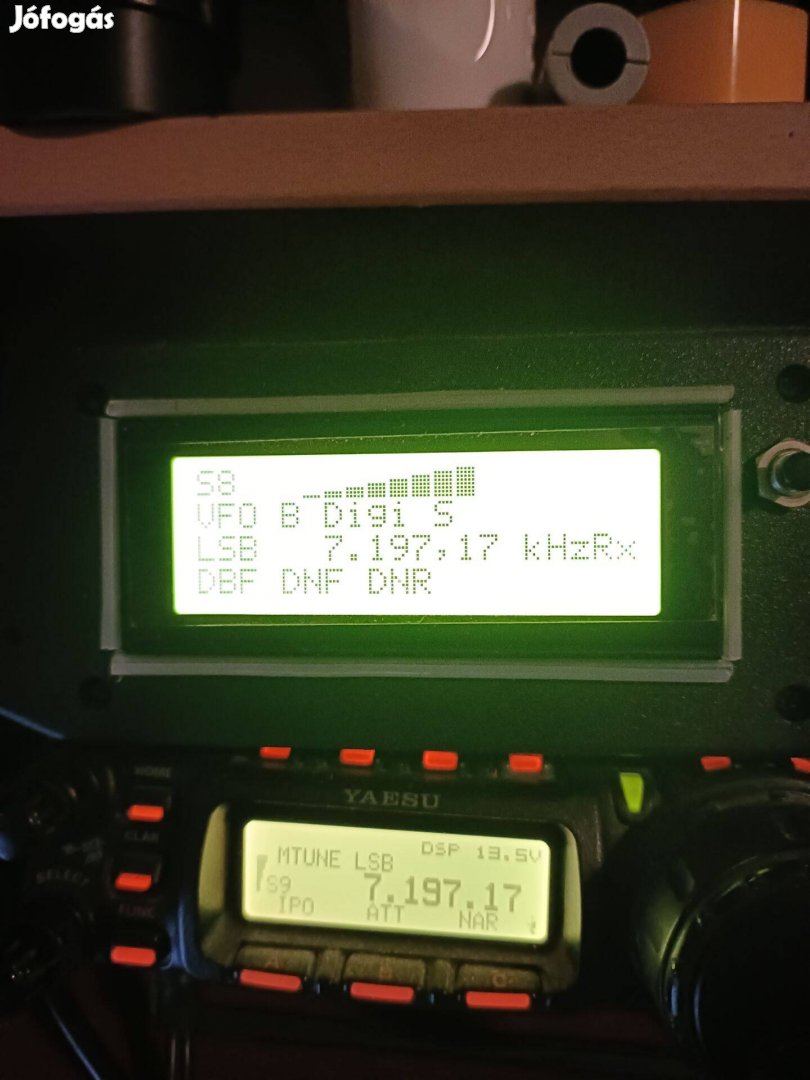 Yaesu Ft-857/897 rádió totálkáros kijelző helyett