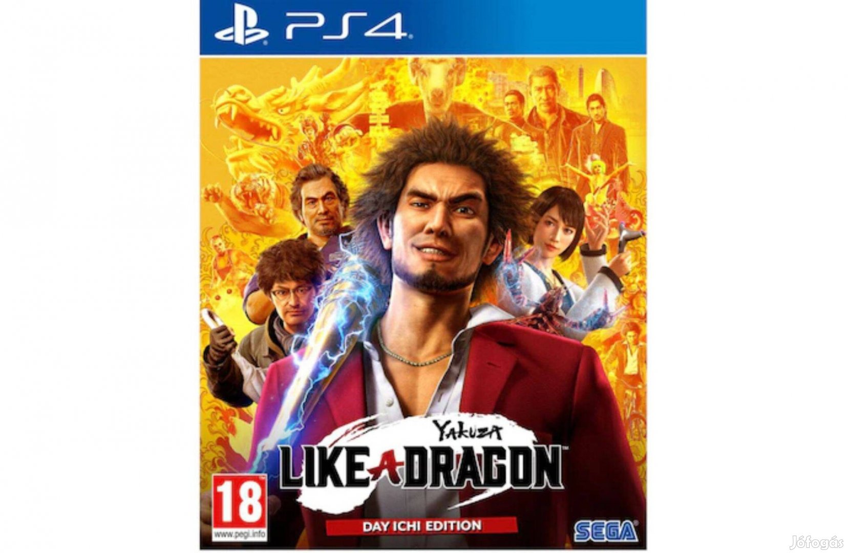 Yakuza: Like a Dragon - PS4 játék, használt