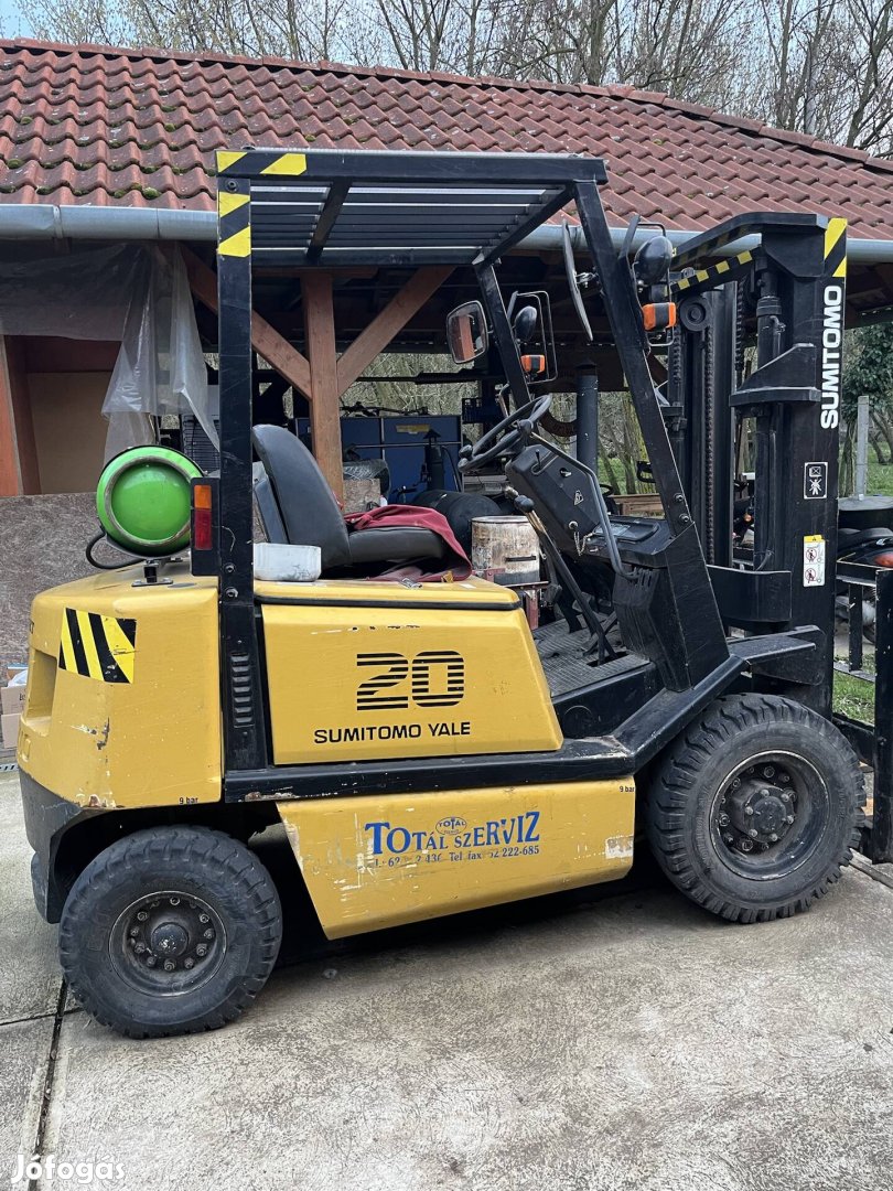 Yale sumitomo 2t targonca eladó