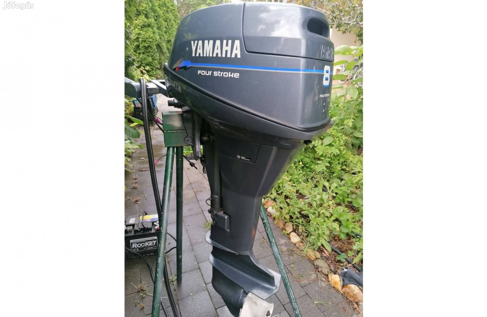 Yamaha 8 LE, 4T önindítós, nagyon jó állapotú csónakmotor