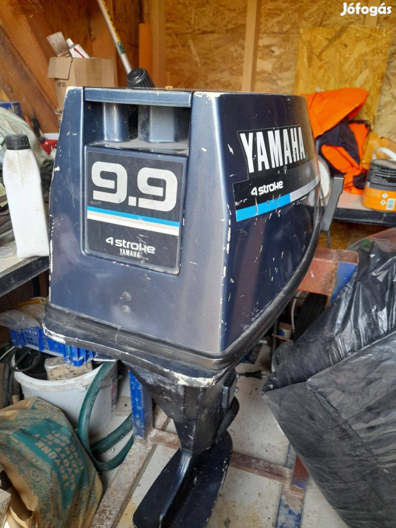 Yamaha 9.9 le rövid csizmás 4 ütemű csónakmotor eladó