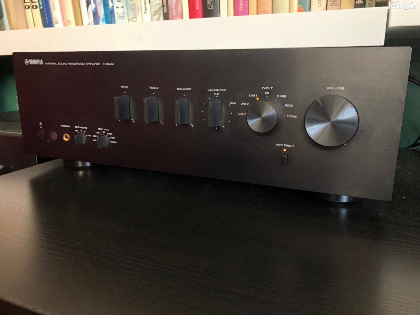 Yamaha A-S500 stereo erősítő, tiszta muzikális hangzás, pure direct