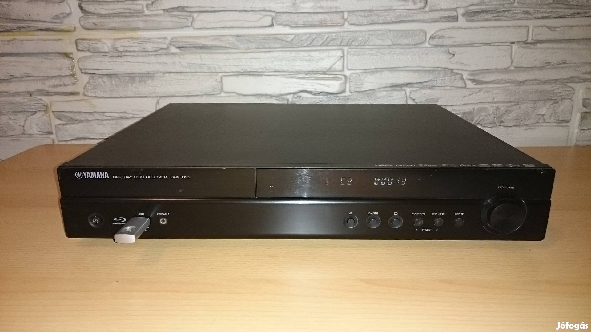 Yamaha Brx-610 USB HDMI 3D blu-ray lejátszó rádiós erősítő 