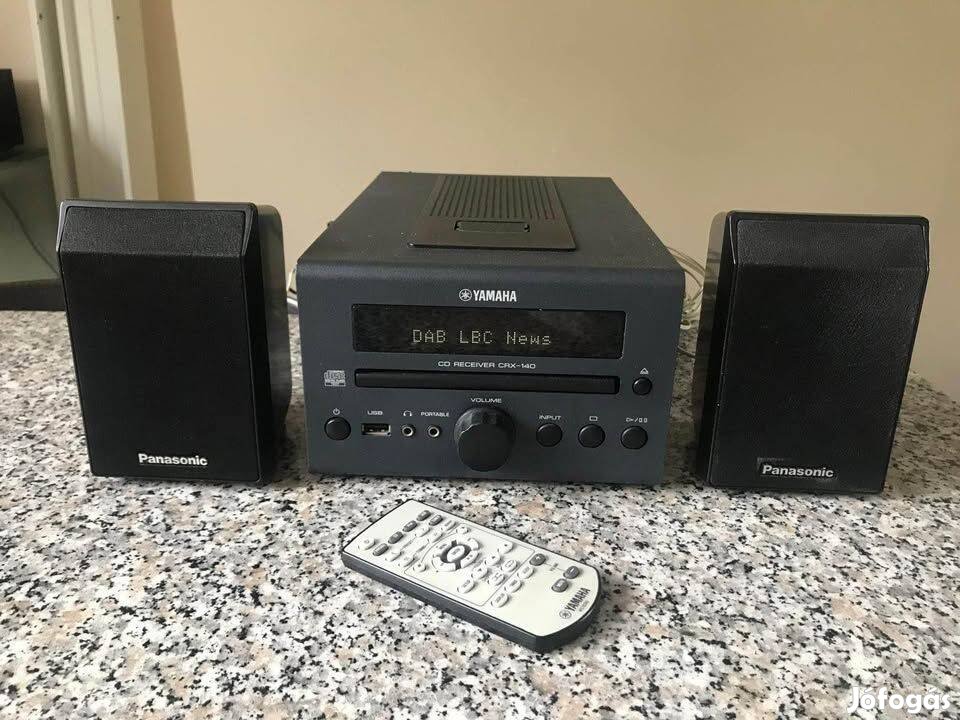 Yamaha Crx 140 cd lejátszó + Panasonic hangfalak