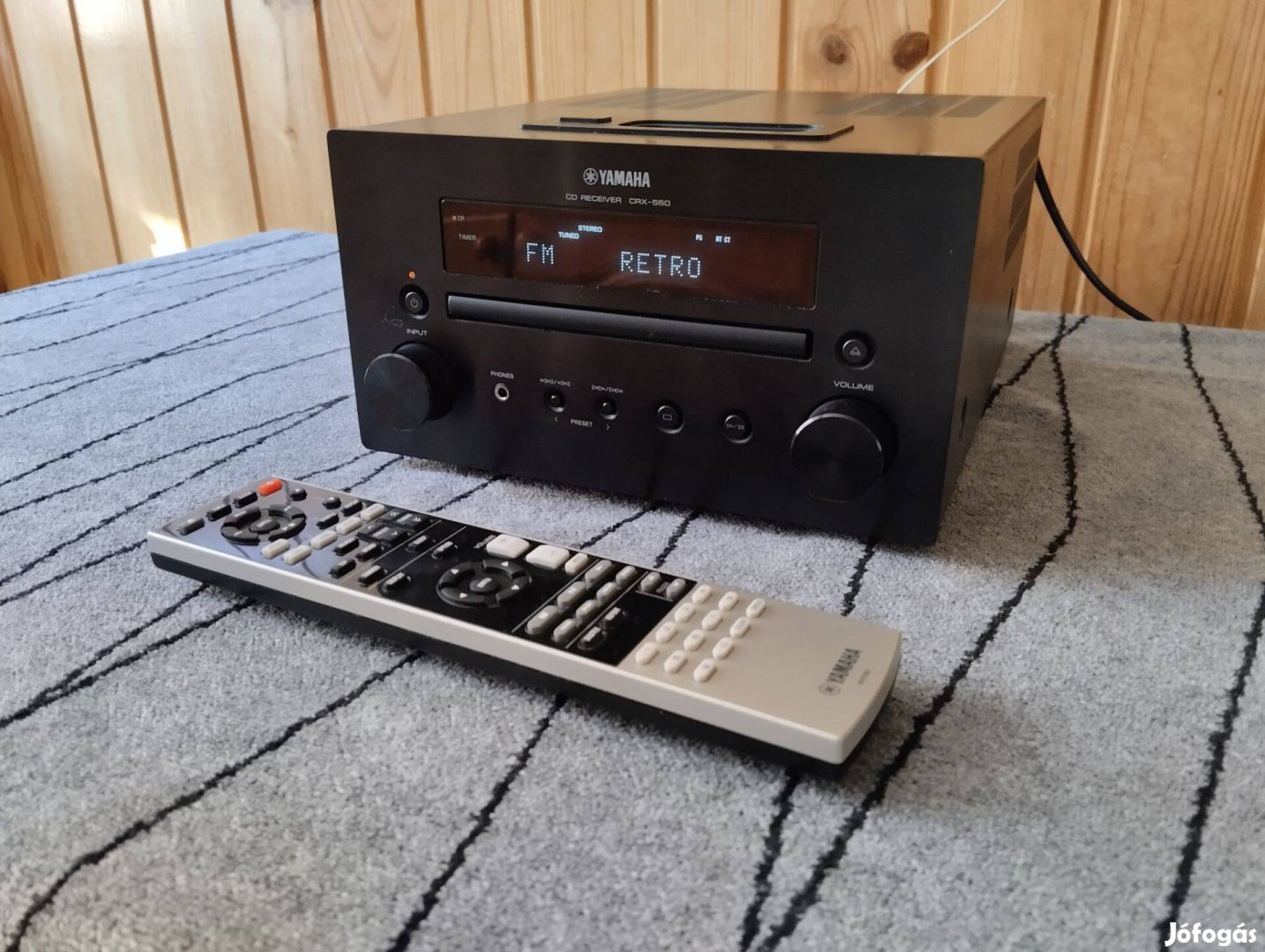 Yamaha Crx-550 mini hifi távirányítóval hibás állapotban