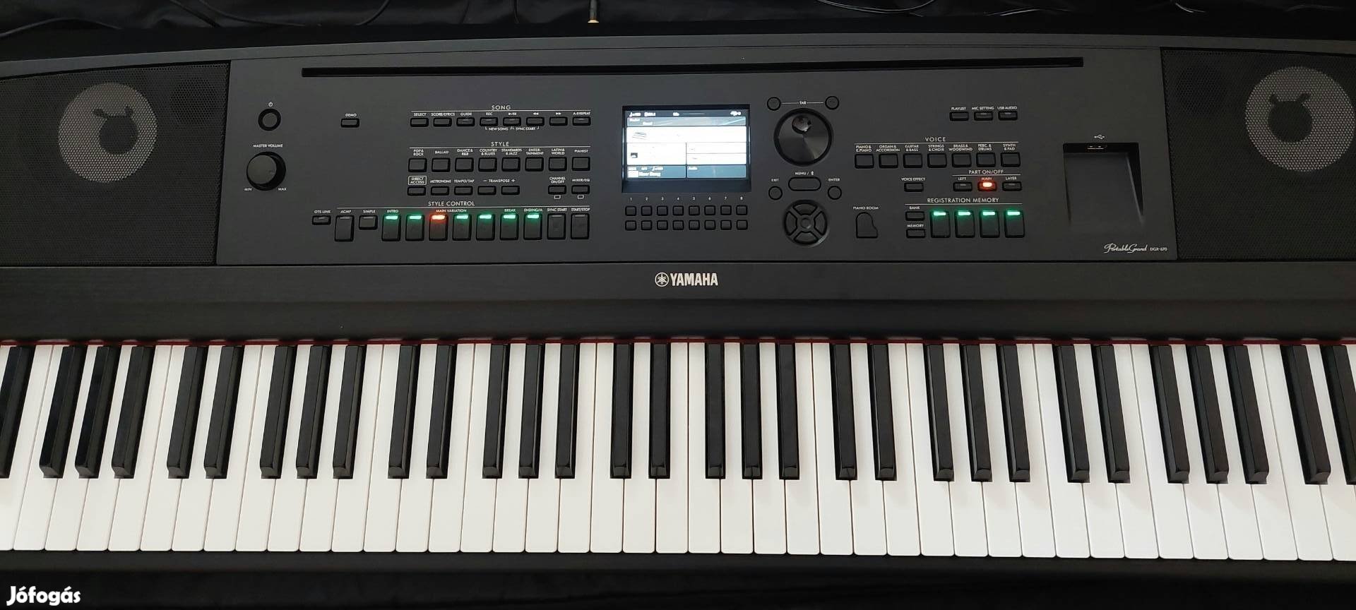 Yamaha Dgx-670 Digitális Zongora