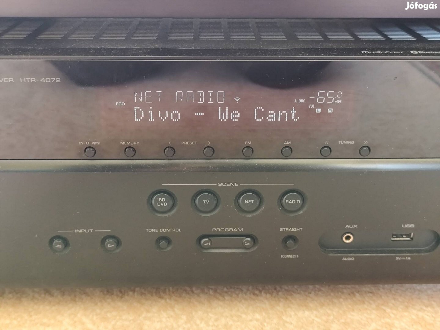 Yamaha HTR-4072 (RX-V485) 4K 5.1 házimozi erősítő
