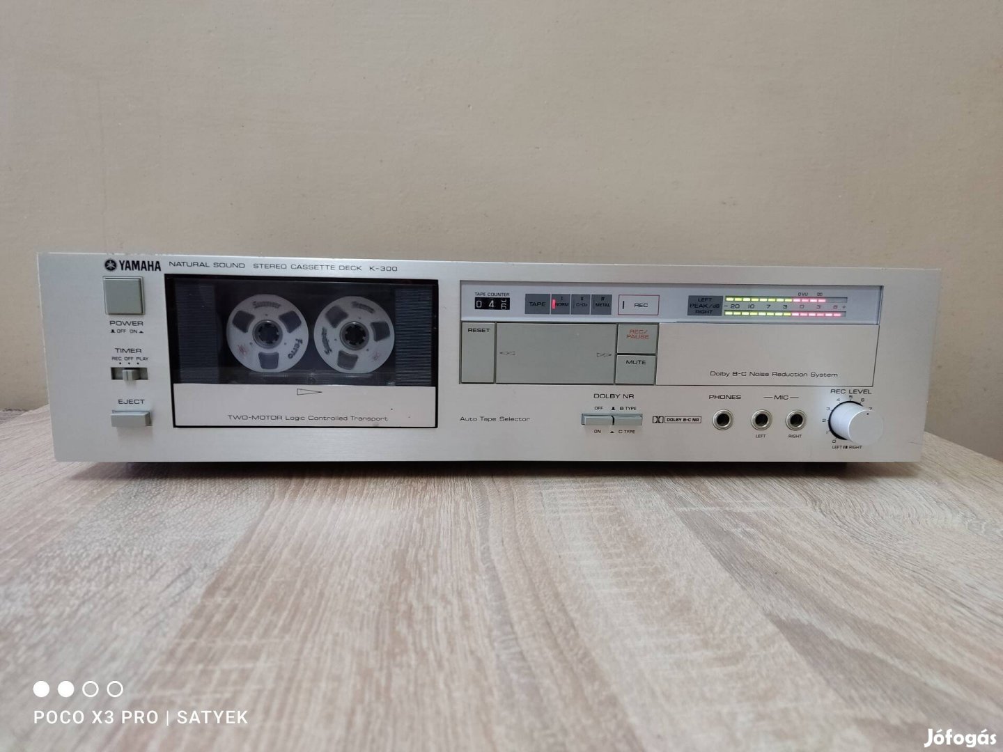 Yamaha K-300  japán hifi magnó deck 