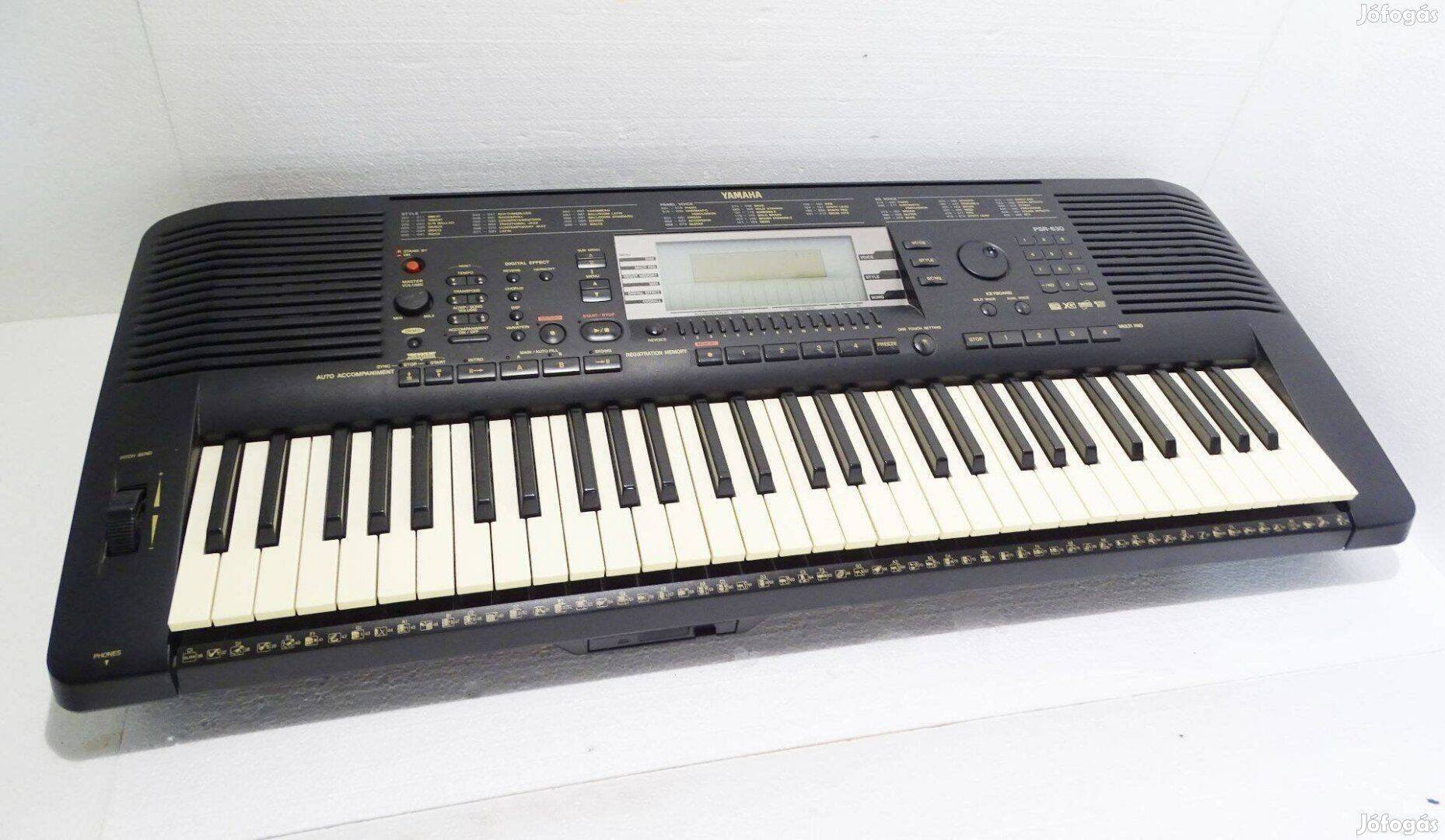 Yamaha PSR-630 keyboard szintetizátor billentyűzet