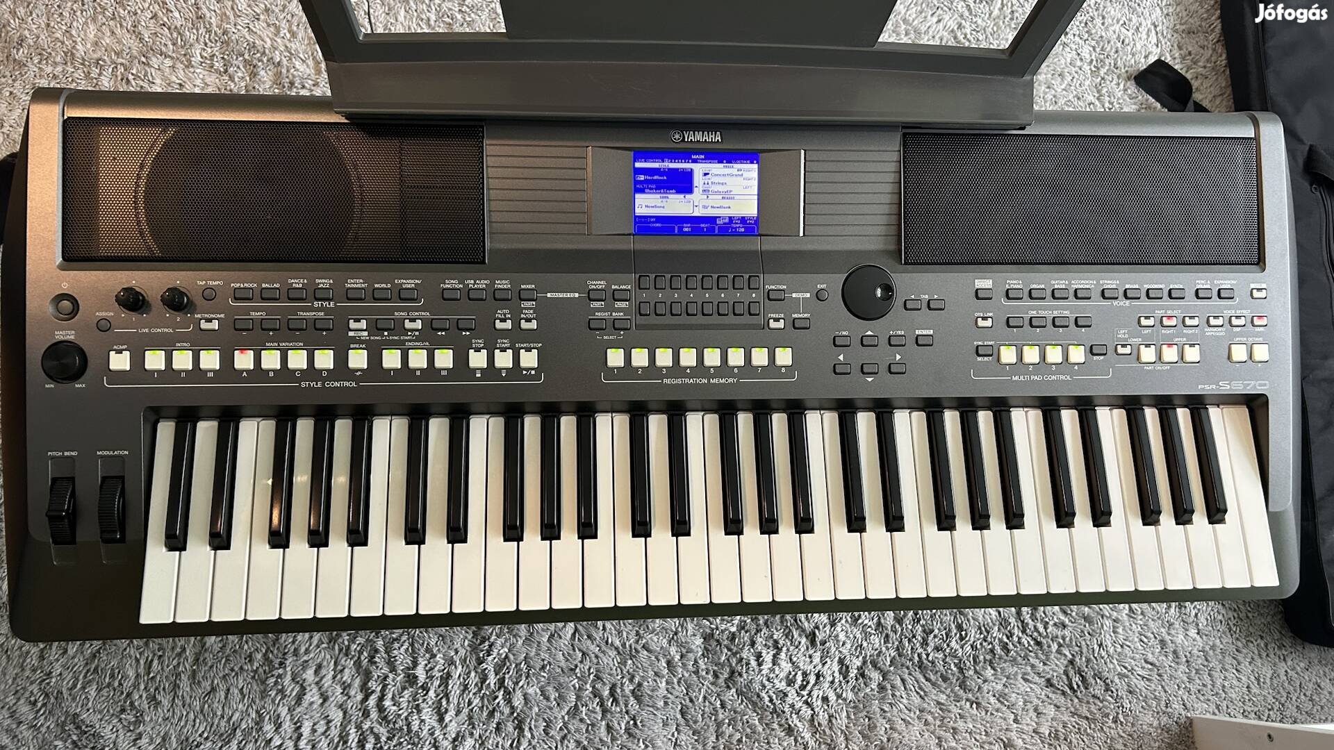 Yamaha Psr S670 újszerű állapotban eladó 