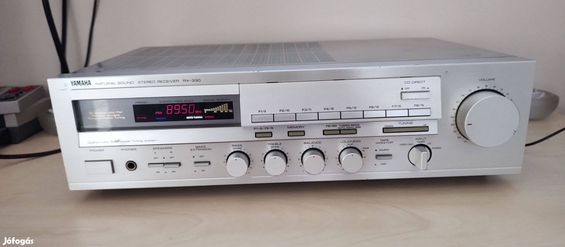 Yamaha RX-330 hangfalakhoz való rádiós erősítő garanciával!