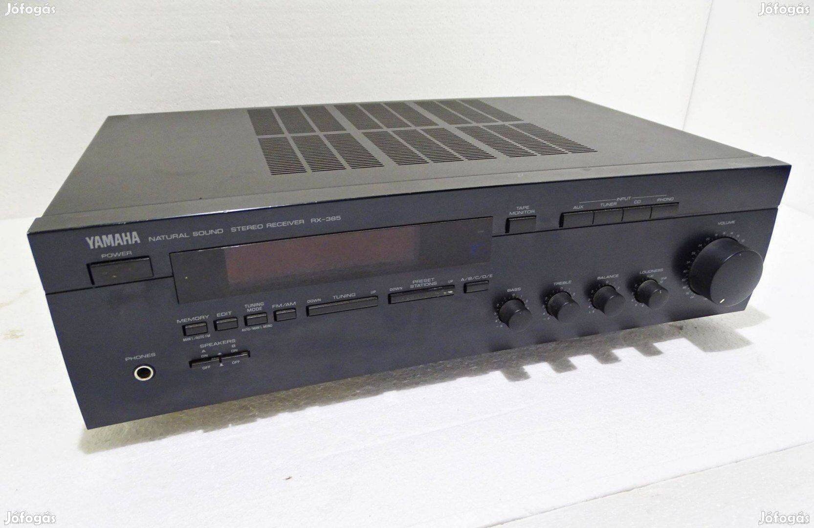 Yamaha RX-385 AM/FM Stereo Receiver rádióerősítő sztereó erősítő 45 W